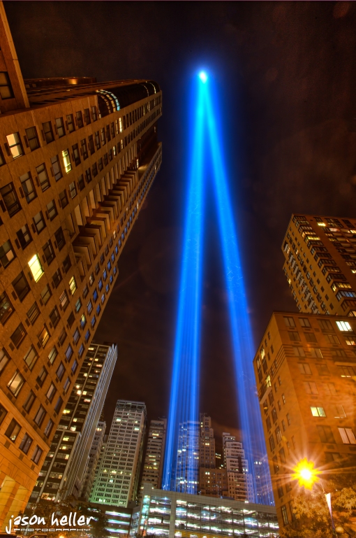 Sept 11th NYC Blue Lights